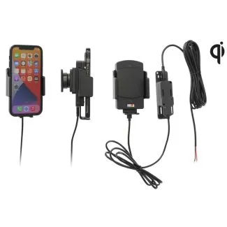 Brodit Qi Trådløs Faststrøms Aktiv Holder B:61-83mm, D:6-11mm - 719300