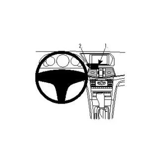 Brodit Proclip Monteringsbeslag - Mercedes Benz E-Class Convertible 10-13 og E-Class Coupé 10-13