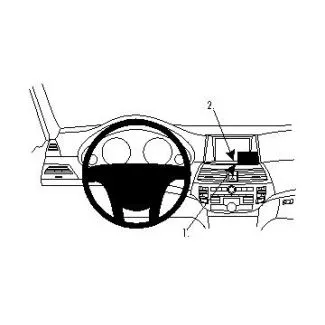 Brodit Proclip Monteringsbeslag - Honda Accord Coupé 08-12 (KUN til modeller med fabriksinstalleret navigation)*