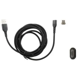 Brodit Ladekabel m. magnetisk tip, Micro-Usb till Usb-Type A*