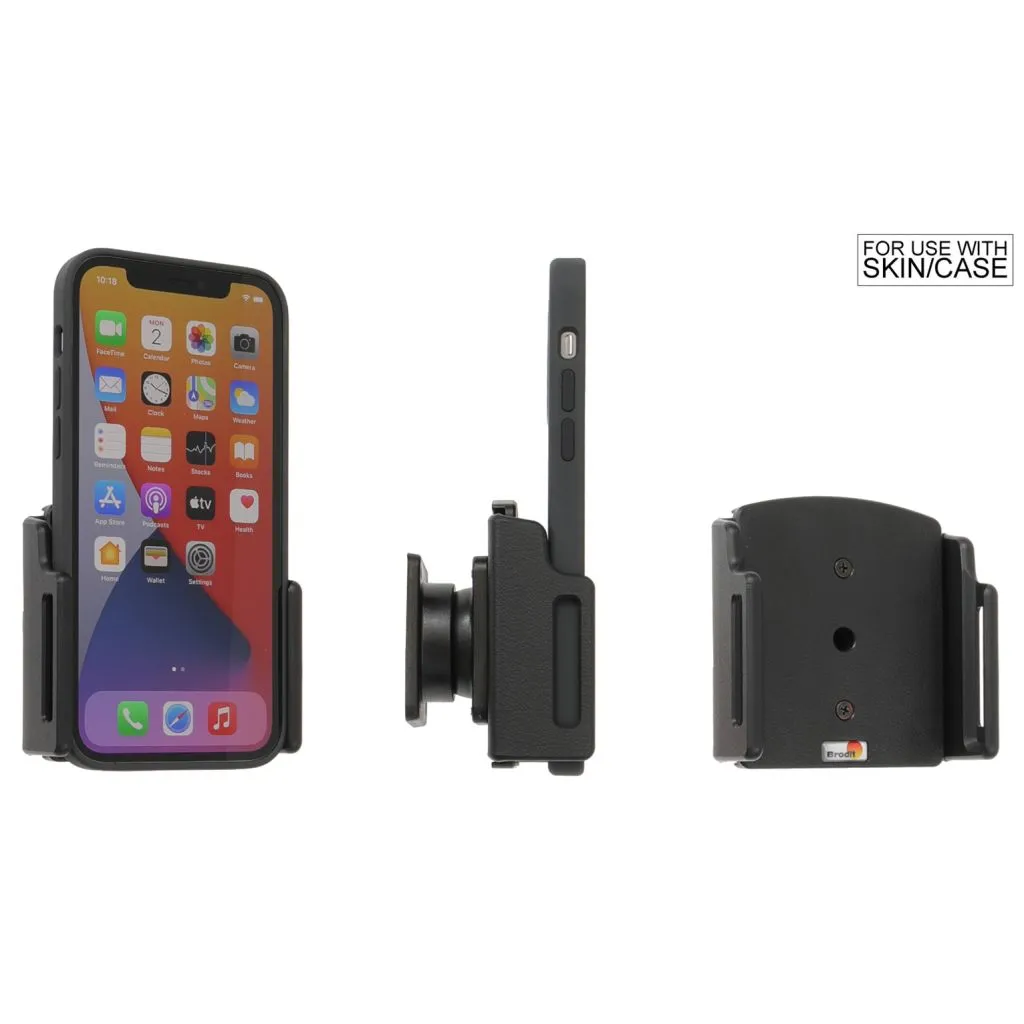 Brodit Passiv holder til Apple iPhone 12-17 pro max - B: 75-89mm D: 8-12mm - 711368