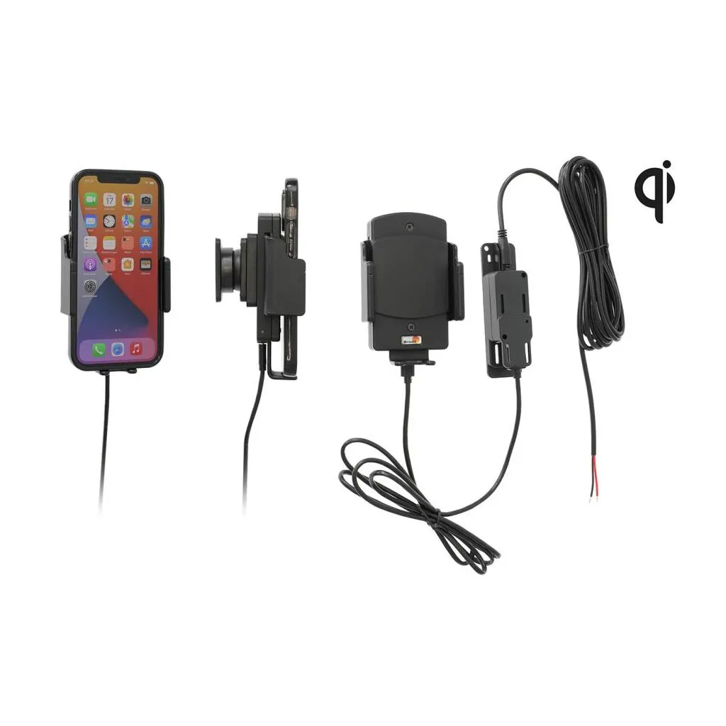 Brodit Qi Trådløs Faststrøms Aktiv Holder B:61-83mm, D:6-11mm - 719300