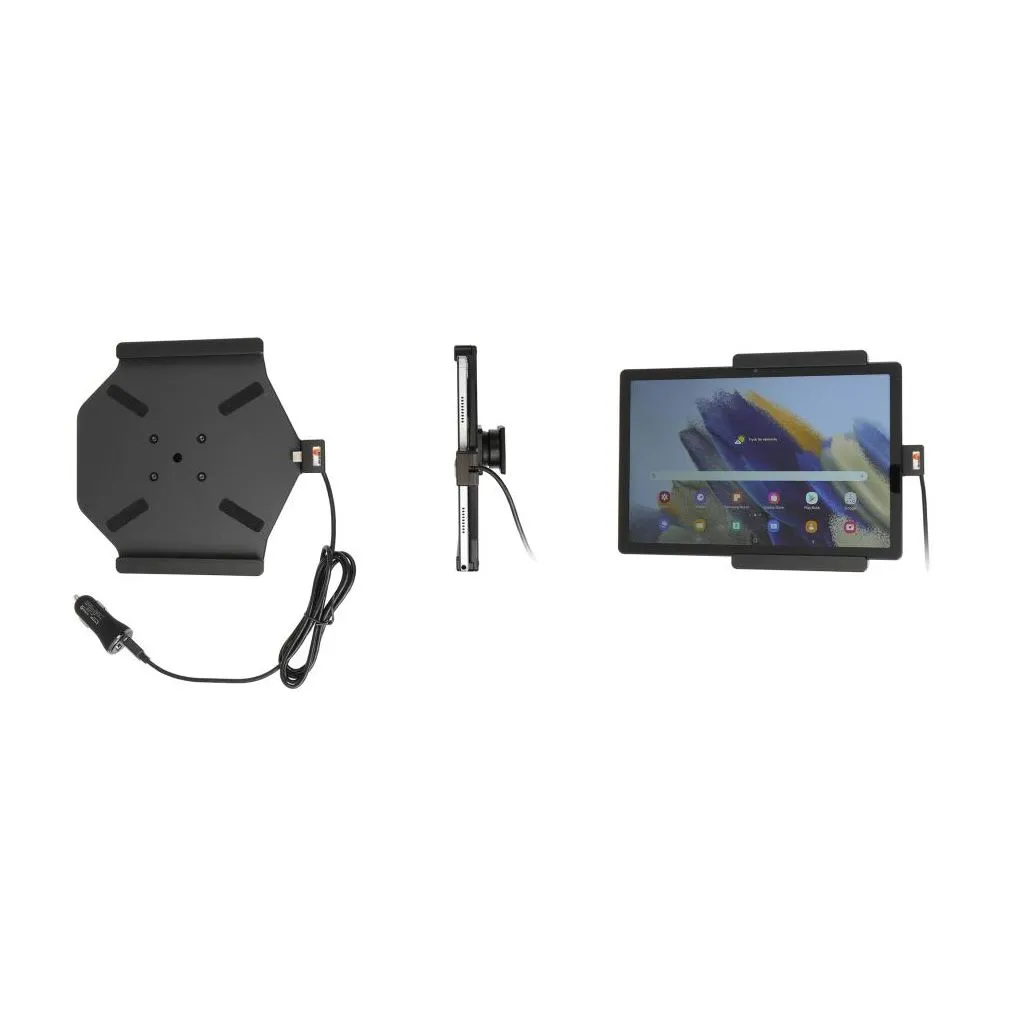 Brodit Aktiv holder til Samsung Galaxy Tab A8 SM-X200/SM-X205 m. USB og cigartænder