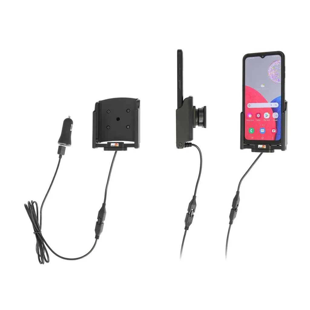 Brodit Aktiv Mobilholder m. POGO og cigar adapter til Samsung Galaxy Xcover 6 Pro - 721314