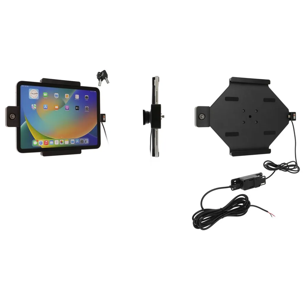 Brodit Faststrøms Holder til Apple iPad 10th Gen/iPad 11.th /iPad 2025 A16  m. lås og nøgler - 736339