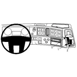 Brodit Proclip Ekstra Stærk Monteringsbeslag - Volvo FH/NH series 09-12 og FM series 09-13