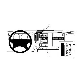 Brodit Proclip Ekstra Stærk Monteringsbeslag - Chevrolet Express 03-07, Van 03-07 og GMC Van 03-07
