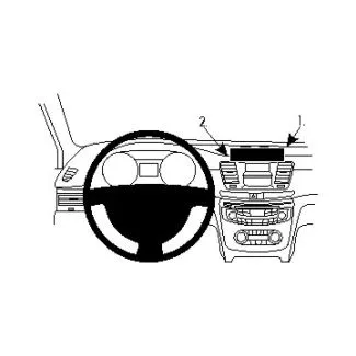 Brodit Proclip Ekstra Stærk Monteringsbeslag - Peugeot 508 11-18