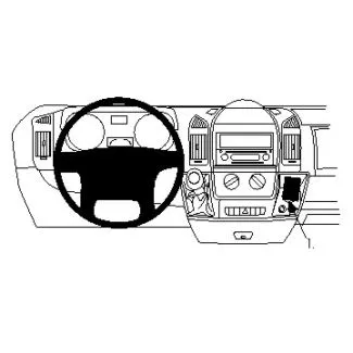 Brodit Proclip Ekstra Stærk Monteringsbeslag - Citroen Jumper 07-21, Fiat Ducato 07-21, Opel Movano 23-24 og Peugeot Boxer 07-24