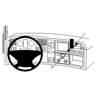 Brodit Proclip Ekstra Stærk Monteringsbeslag - Scania G-series 10-18 og R-series 10-16