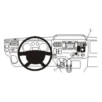 Brodit Proclip Ekstra Stærk Monteringsbeslag - Ford Transit 07-13 og Transit Tourneo 07-13