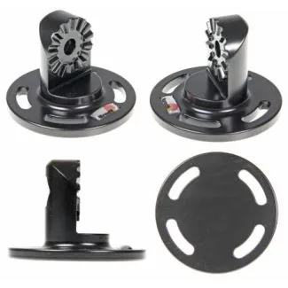 Brodit Piedestal Mount Justerbar - Løse dele - Base/Top - Sort - 215708