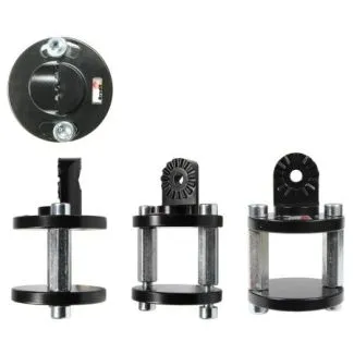 Brodit Piedestal mount Rørholder med top/base, Firkantet - 215784