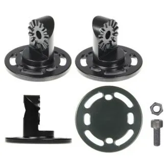 Brodit Piedestal Mount Justerbar - Løse dele - Base/Top - Sort - 8 tænder - 215785