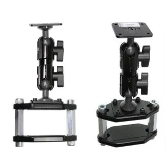 Brodit Truck Clamp m. Standard Duty Piedestalfæste 140mm - Rør op til 72mm - 215978