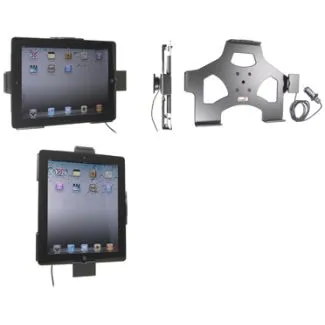 Brodit Aktiv Tablet Holder med cigar adapter til Apple iPad 2/3 - 521244