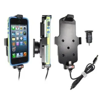 Brodit Aktiv mobilholder m. Cigar Adapter til Apple iPhone 5/5S/5C/SE m. el. u. Beskyttelsescover - 521500