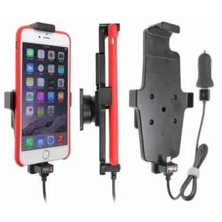 Brodit Aktiv mobilholder m. Cigar Adapter til Apple iPhone 6 Plus/6S Plus/7 Plus/8 Plus/Xs Max/11 pro max/12 Pro Max/13 pro Max m. Beskyttelsescover - 521663
