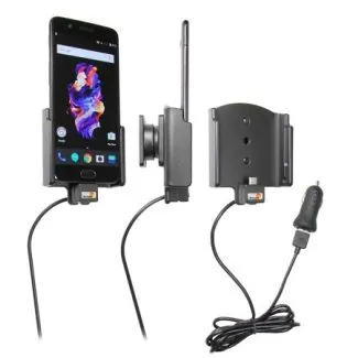 Brodit Aktiv Mobilholder med cigar adapter til OnePlus 5 - 521978*