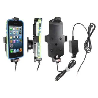 Brodit Faststrøms Aktiv mobilholder til Apple iPhone 5/5S/5C/SE m. el. u. Beskyttelsescover - 527500