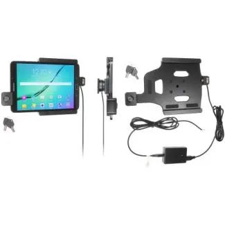Brodit Faststrøms Aktiv Tablet Holder til Samsung Galaxy Tab S2 8.0 med lås og nøgler - 536781