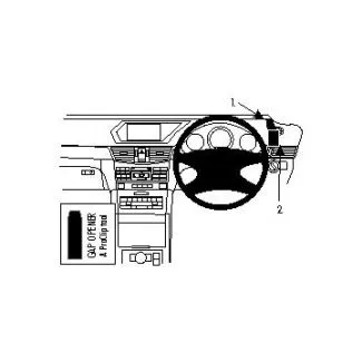 Brodit Proclip Monteringsbeslag - Mercedes Benz E-Class Sedan 09-16, Stationwagon 10-16 - HØJRESTYRET