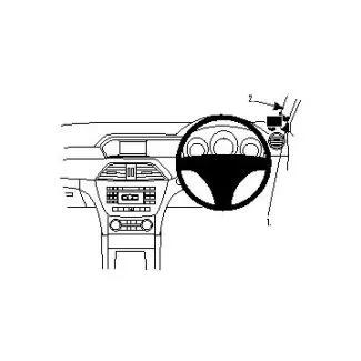 Brodit Proclip Monteringsbeslag - 604615 - HØJRESTYRET BESLAG