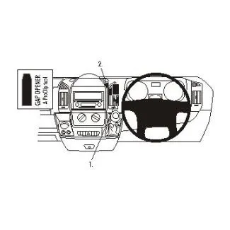 Brodit Proclip Monteringsbeslag - 653876 - HØJRESTYRET BESLAG