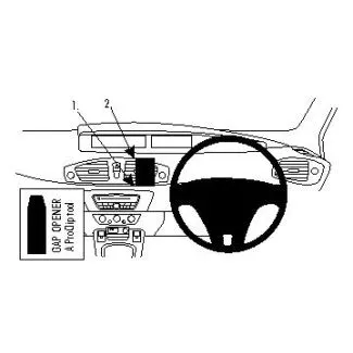 Brodit Proclip Monteringsbeslag - Renault Scénic 10-16 (til HØJRESTYRET biler)