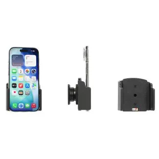 Brodit Passiv mobilholder til Apple iPhone Air/11 pro/11/Xs/XR/X m. Beskyttelsescover B:70-83 D:2-10- 711013