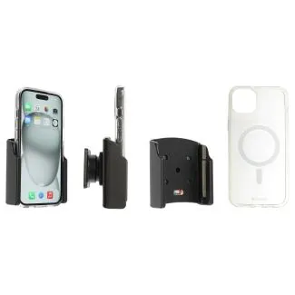 Brodit Passiv holder til  Apple iPhone 15 Inkl. Brodit Magnetisk Hybrid Cover - 711393