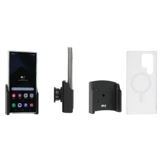 Brodit Passiv mobilholder til Samsung Galaxy S24 Ultra Inkl. Brodit Magnetisk Hybrid Cover - 711406