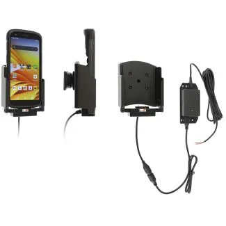 Brodit Faststrøms Aktiv Holder m. POGO pin til Zebra TC22/TC27 m. rugged boot