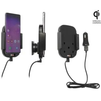 Brodit Qi Trådløs Aktiv Holder m. Cigar adapter til Samsung S10 - 718115