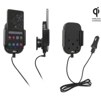 Brodit Qi Trådløs Aktiv Holder m. Cigar adapter til Samsung galaxy S20 4G, 5G - 718190