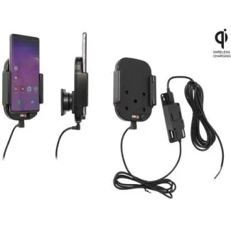 Brodit Qi Trådløs Faststrøms Holder til Samsung Galaxy S10 G973 - 719115