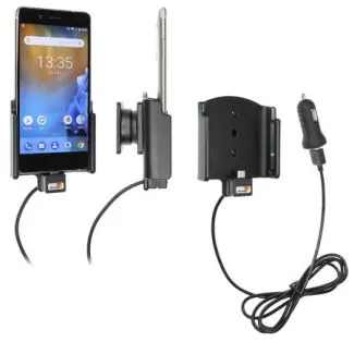 Brodit Aktiv Mobilholder med cigar adapter til Nokia 8 - 721030