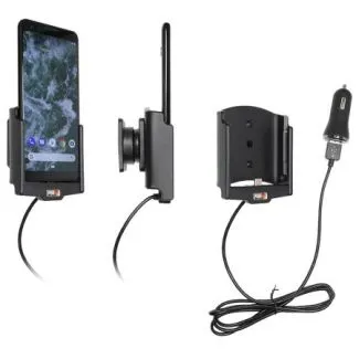 Brodit Aktiv Mobilholder med cigar adapter til Google Pixel 3 - 721088