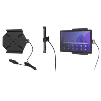 Brodit Aktiv holder til Samsung Galaxy Tab A7 10.4 (2020) SM-T500/SM-T505 m. USB og cigartænder