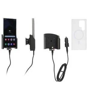 Brodit Aktiv Mobilholder til Samsung Galaxy S24 Ultra Inkl. Brodit Magnetisk Hybrid Cover - 721406