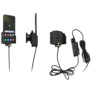 Brodit Faststrøms Justerbar Aktiv Holder til Samsung Galaxy S22 5G (D:6-10mm/B: 62-77mm)