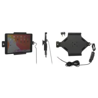 Brodit Faststrøms Aktive holder Apple iPad 10.2 7th/8th m. lås og nøgle - 736168