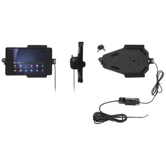 Brodit Faststrøms holder til Samsung Galaxy Tab A9/A11 m. Lås/Nøgle - 736399