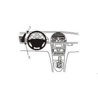 Brodit Proclip Monteringsbeslag - Mercedes Benz E-Class Coupé 02-09 , E-Class Sedan 02-08 og E-Class Stationwagon 03-09