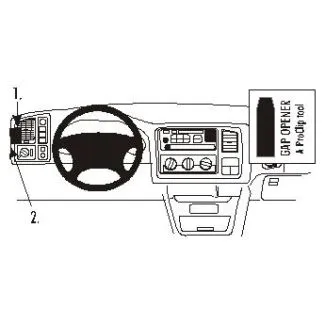 Brodit Proclip Monteringsbeslag - Chevrolet Avalanche 03-06, Pickup 00-06, Silverado 99-06, Suburban 03-06 og Tahoe 03-06