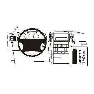 Brodit Proclip Monteringsbeslag - Kia Sorento 02-07