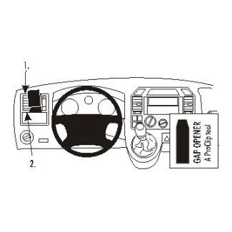 Brodit Proclip Monteringsbeslag - Volkswagen Caravelle 04-09 og T5 Transporter/Pickup 03-09