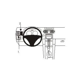Brodit Proclip Monteringsbeslag - Volvo C30 07-15, C70 06-15, S40 04-12 og V50 04-12