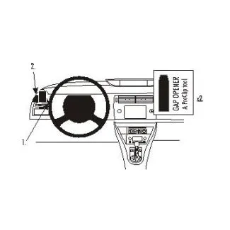 Brodit Proclip Monteringsbeslag - Citroen C4 05-10