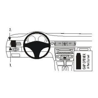 Brodit ProClip Monteringsbeslag - BMW 3-Series E90, E91, E92, E93 05-12 (IKKE til biler med fabriksmonteret navigation undtagen model Coupé, IKKE til biler med træpanel)